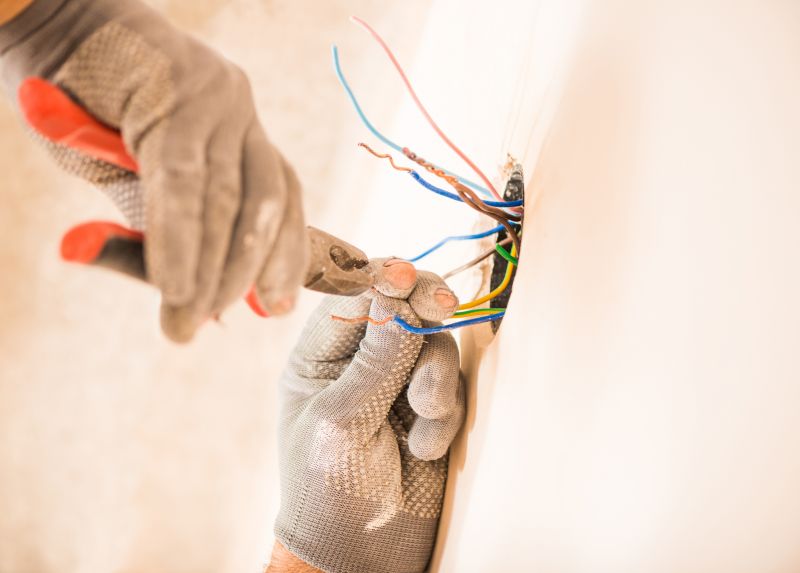 Handyman Fixing Electrical Wiring